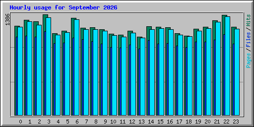 Hourly usage for September 2026